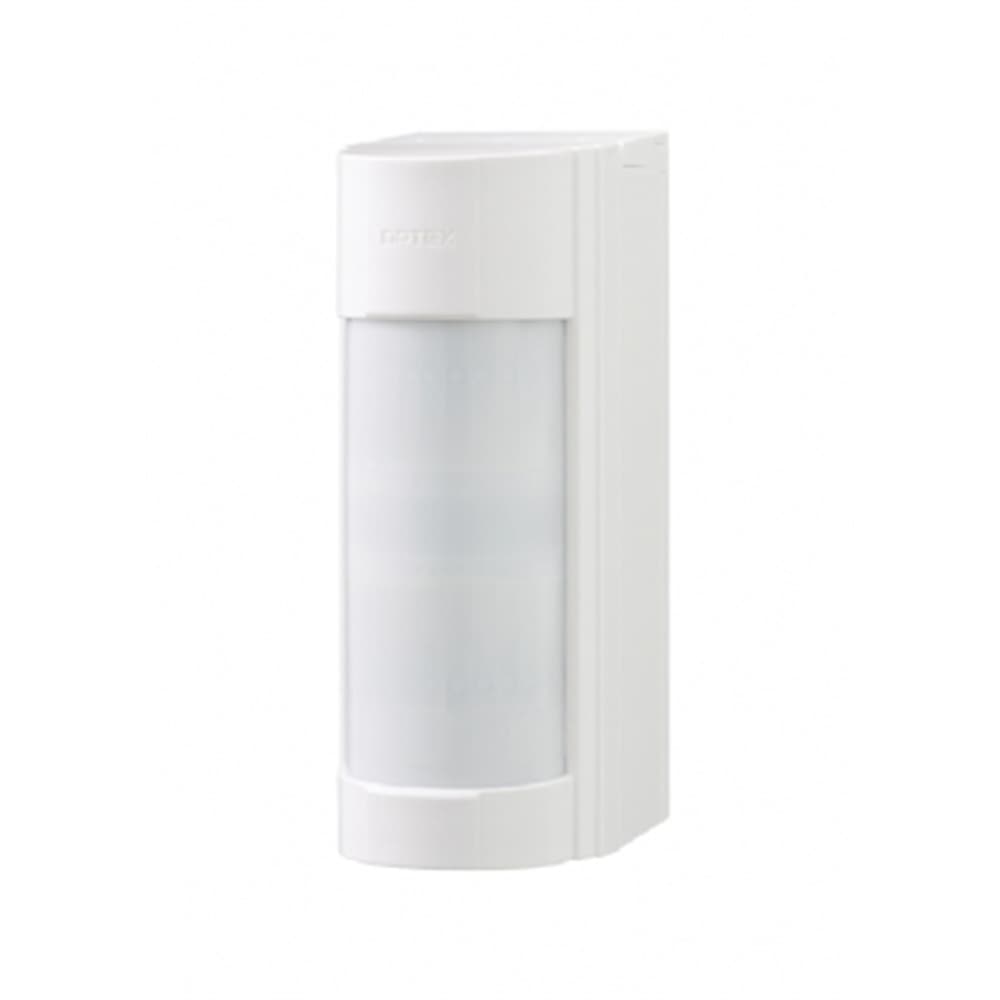 Detector exterior doble PIR autoalimentado antimask 12m. H=1m