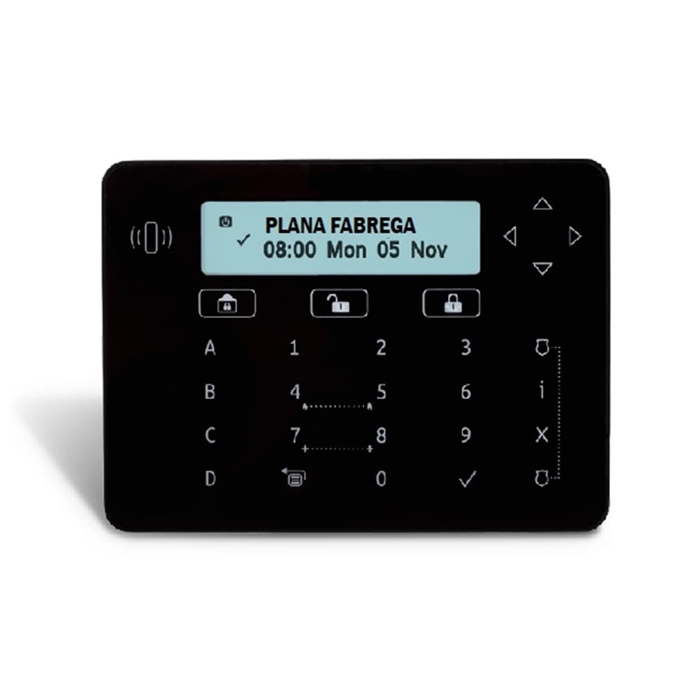 Teclado táctil HORIZON para ALIAT PLUS, ALIAT y PROGUARD con proximidad negro PF