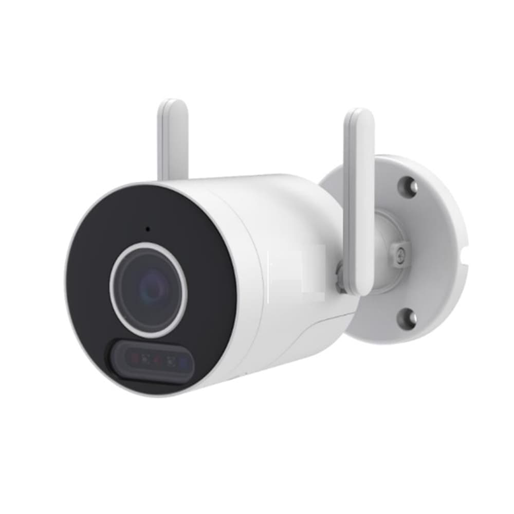 CAMARA IP BULLET VIDEOALERTA WIFI 4Mp OPTICA FIJA 2,8mm IR25m AI PoE MIC ALTAVOZ IP64