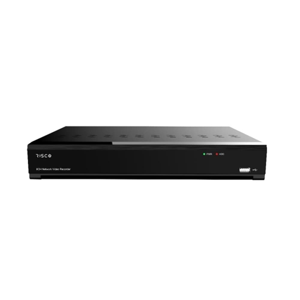 VIDEOGRABADOR IP VIDEOALERTA NVR DE 8 CANALES PoE, 12Mp 4K, 128Mbps 1xHDD HDMI VGA