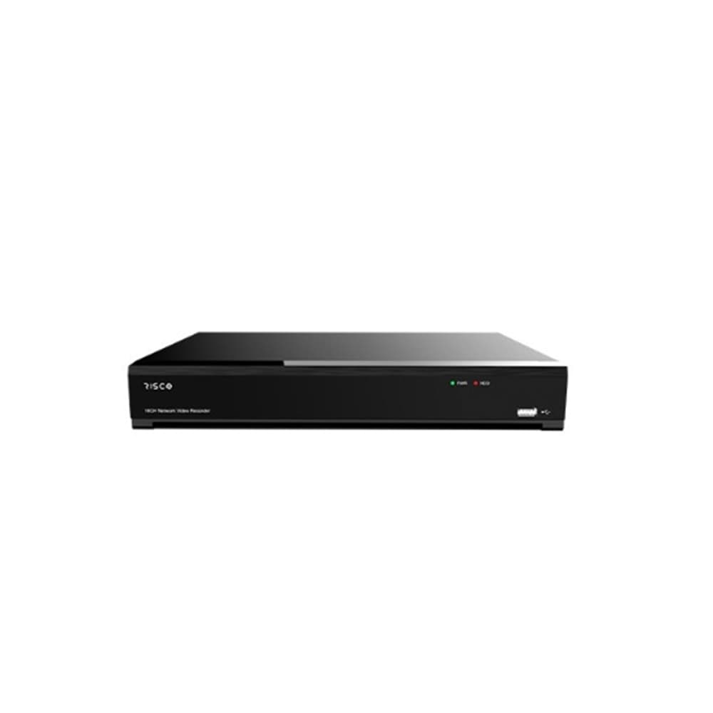 VIDEOGRABADOR IP VIDEOALERTA NVR DE 16 CANALES, 12Mp 4K, 128Mbps 1xHDD HDMI VGA, NEGRO, FUNCIONES IA