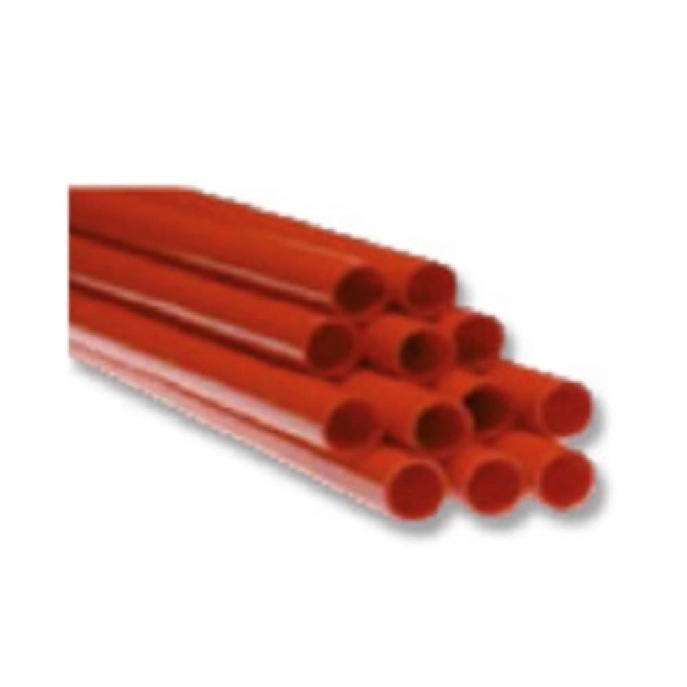 Tuberia de 25mm roja 3m detección aspiración