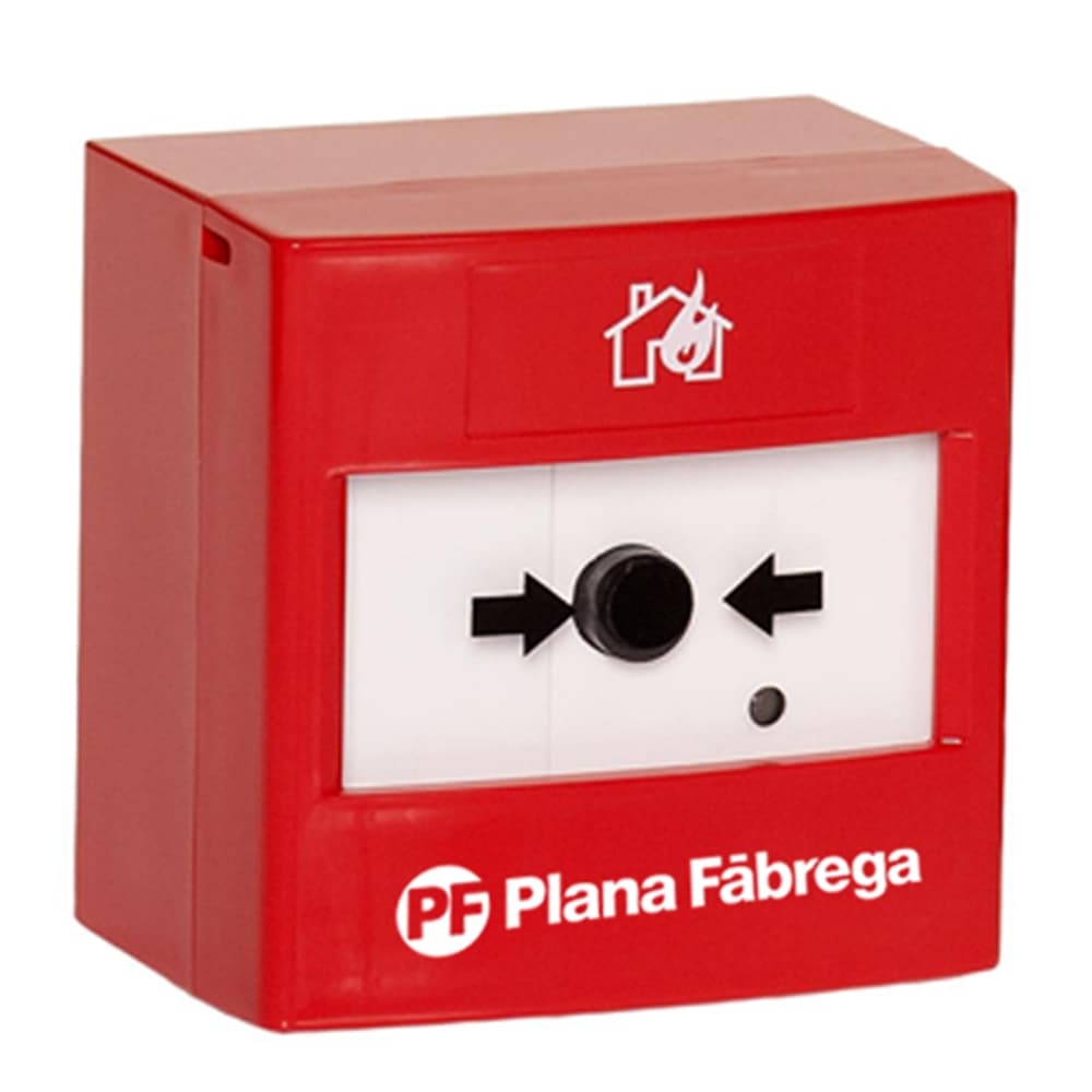 Pulsador manual de alarma convencional via ràdio