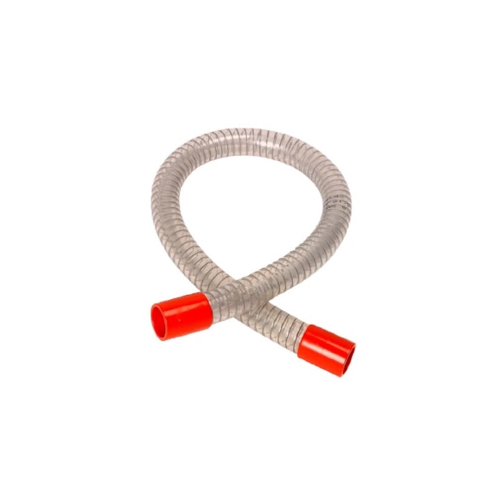TUBO FLEXIBLE 1m CON ESPIRAL METÁLICA