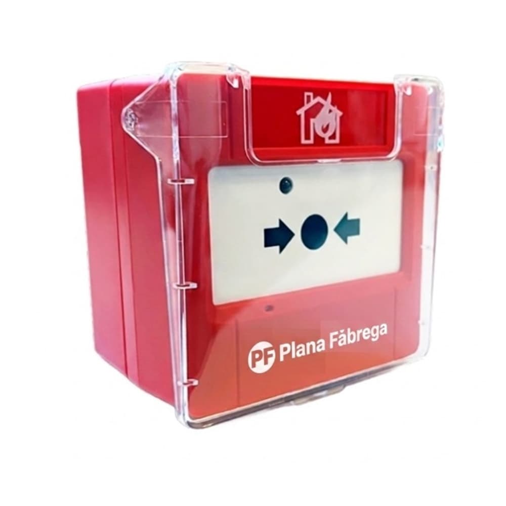 PULSADOR ANALOGICO REARMABLE PUAR-3.0.+ TAPA, SUPL. SUPERFICIE Y LLAVE