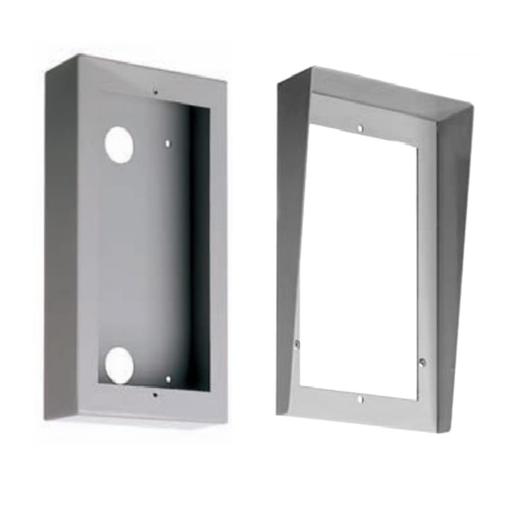 Caja de superficie de aluminio con visera Compact S4