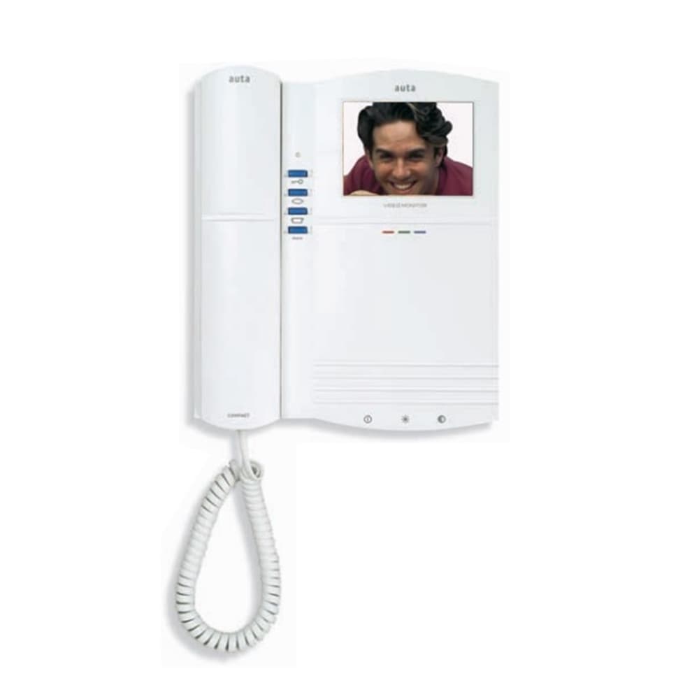 Moniteur couleur blanc compact de Visualtech.