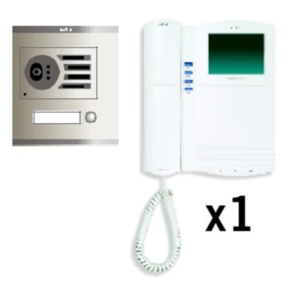 Kit vídeo digital Coaxial Color Compact S1 1 línia