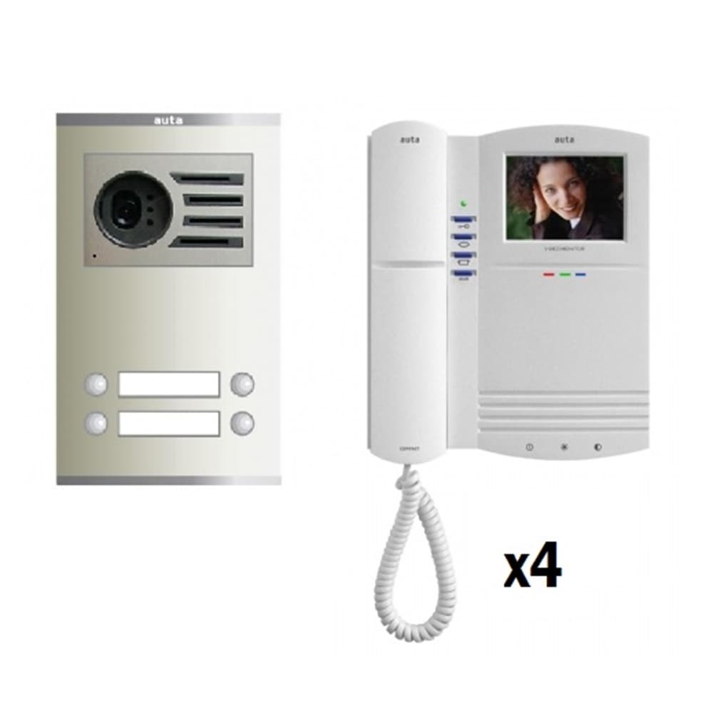 Kit Vidéo Numérique Non Coaxial 6H Couleur Compact S2 4 lignes