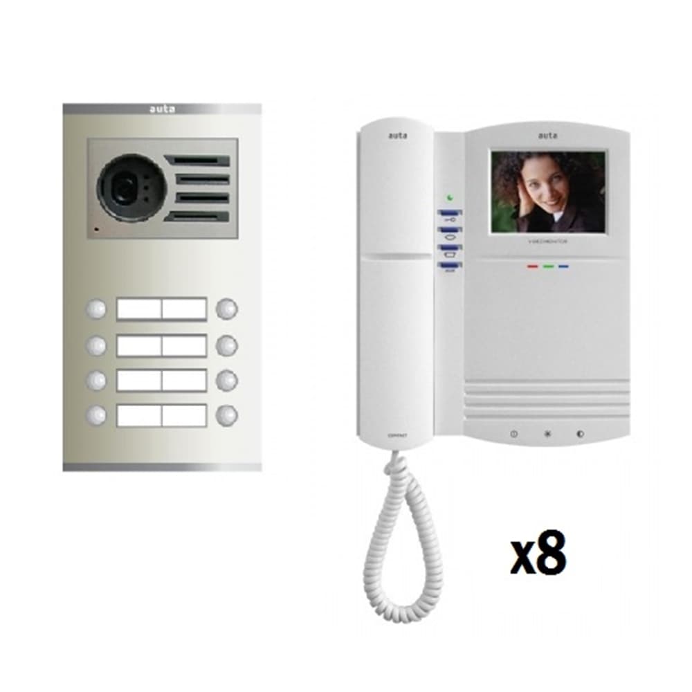 Kit vidéo numérique Non Coaxial 6H Couleur Compact S2 8 lignes