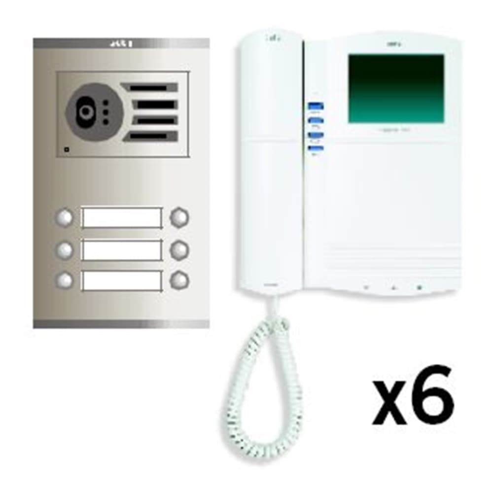 Kit vídeo digital Visualtech 5H Color Compact S2 6 línies