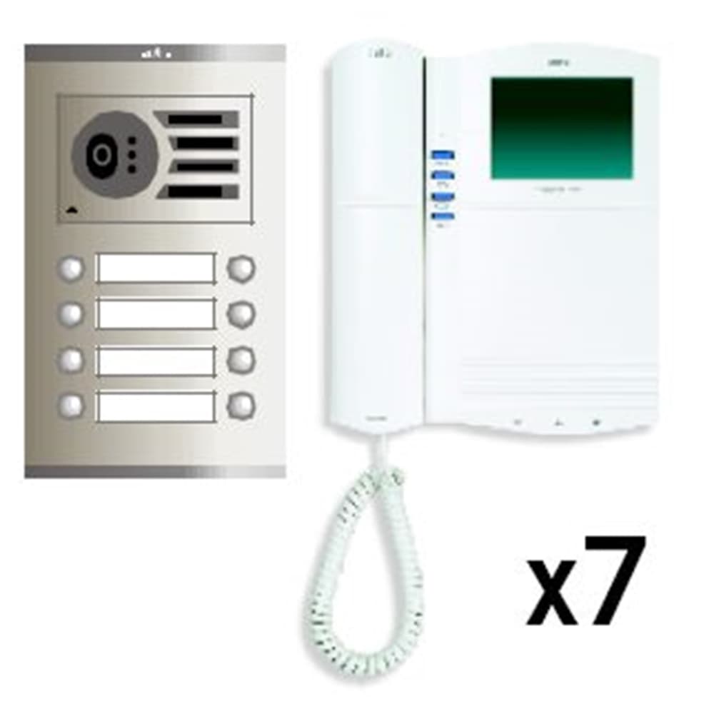 Kit vidéo numérique 7 lignes Visualtech 5H Color Compact S2