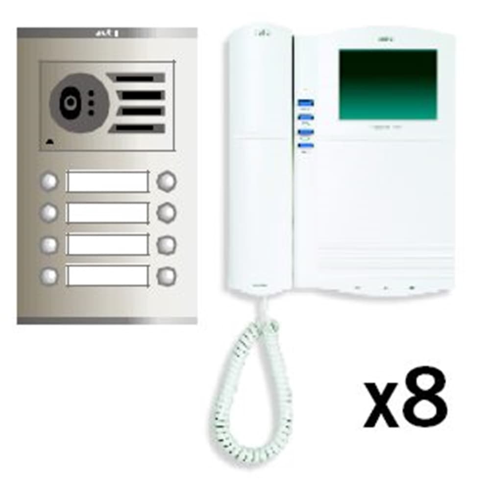 Kit vidéo numérique Visualtech 5H Color Compact S2 8 lignes
