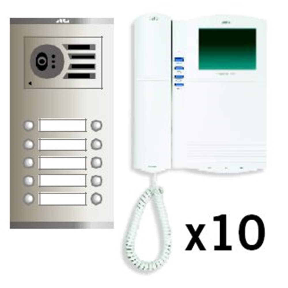 Kit vidéo numérique Visualtech 5H Color Compact S3 10 lignes