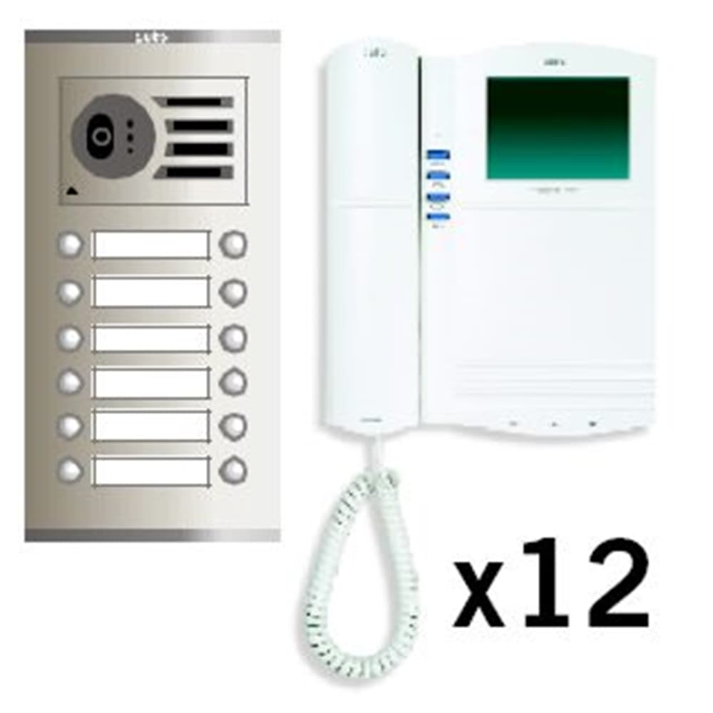 Kit vidéo numérique Visualtech 5H Color Compact S3 12 lignes