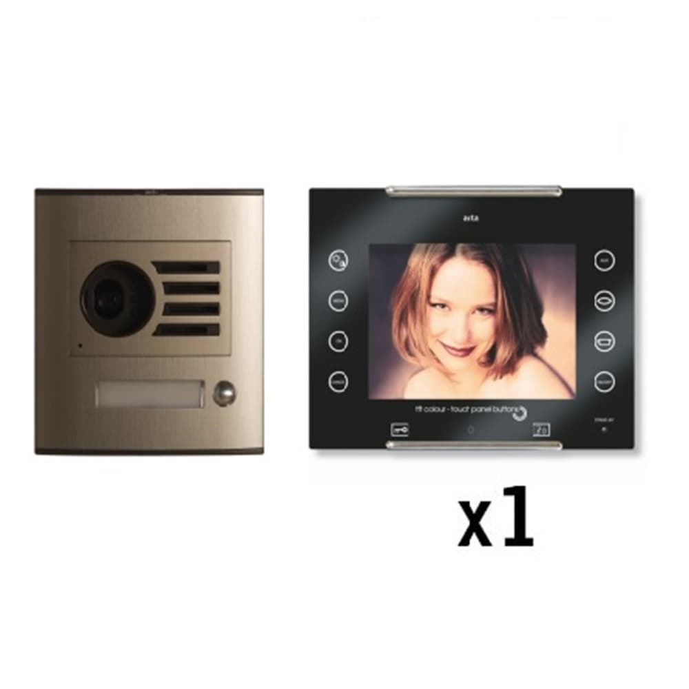 Kit vídeo digital Color Coaxial AVANT negre 1 línia