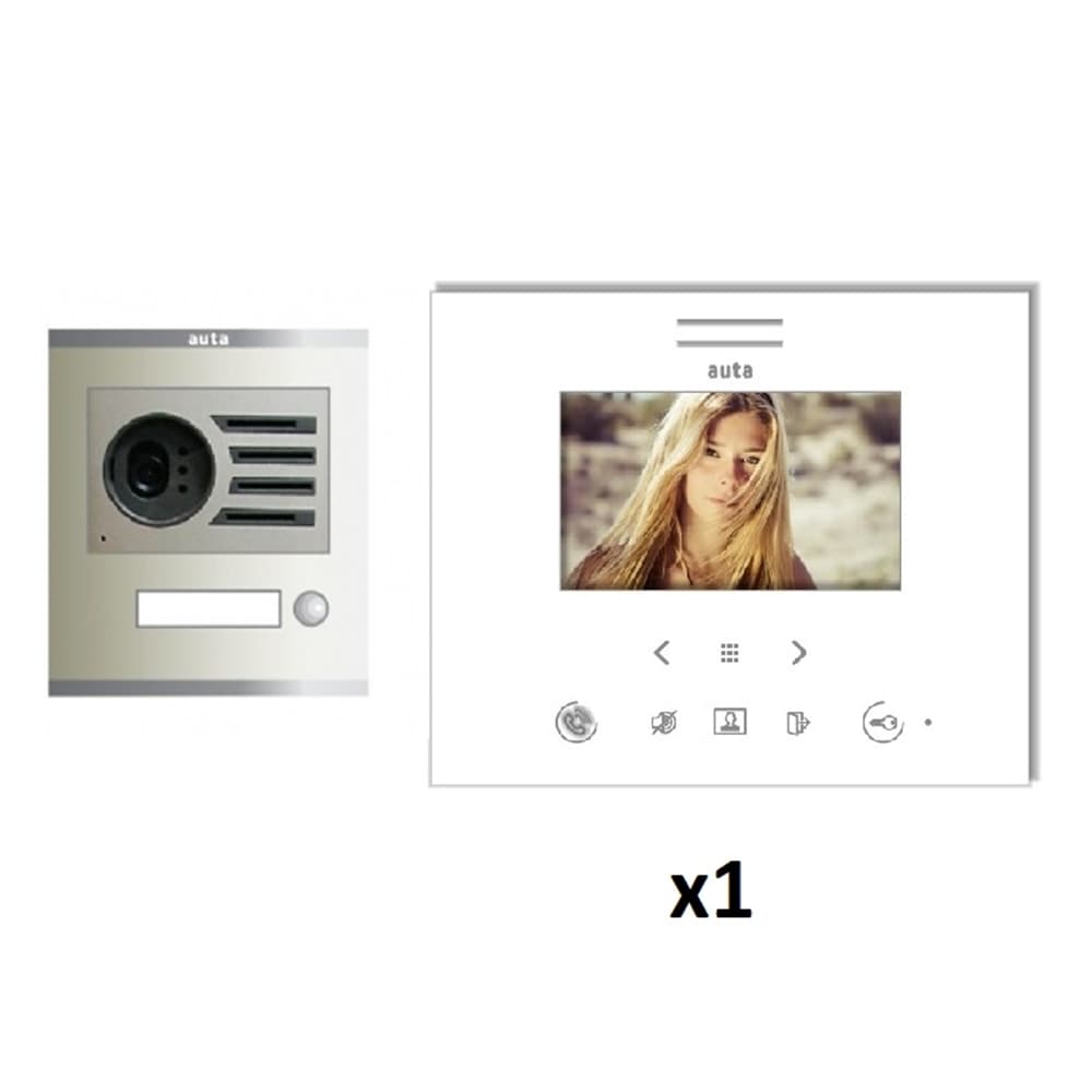 Kit video digital Visualtech 5H color SLIM blanc S1 1 linia