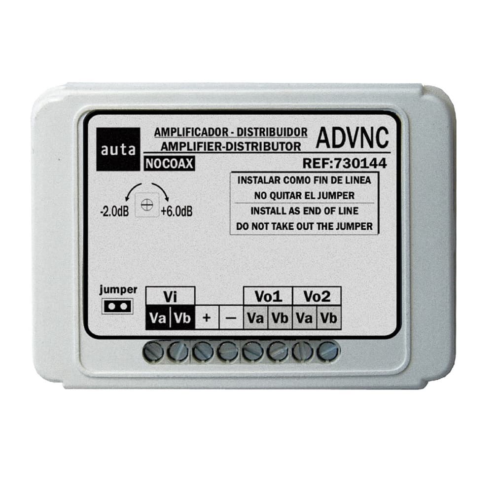 Amplificador señal de video no coaxial